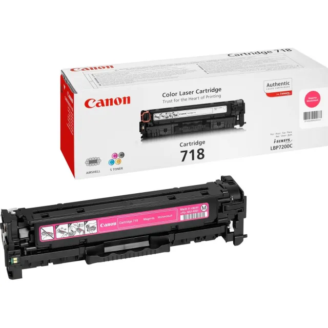 Canon 718 - Tonercartridge / Magenta