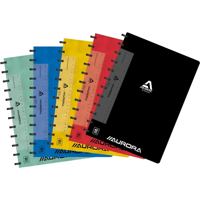 Adoc Schrift Adoc Classic A4 lijn 144 pagina's 90gr assorti blauw