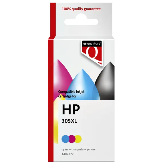 Quantore Inktcartridge Quantore alternatief tbv HP 305XL kleur onbekend