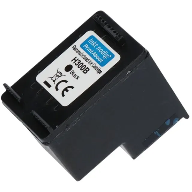 PrintAbout huismerk Inktcartridge 300 (CC640EE) Zwart geschikt voor HP