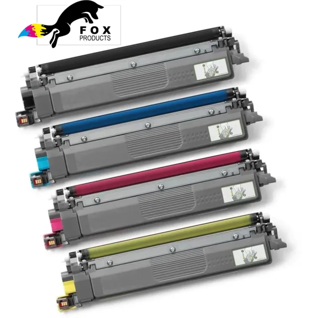 FoxProducts TN-249 249XL TN249 | Multipack van 4 stuks Geschikt voor Brother - HL-L8230cdw - HL-L8240cdw - MFC-L8340cdw - MFC-L8390cdw Zwart, Cyaan, Magenta, Geel