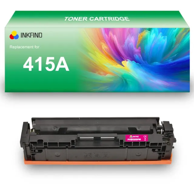 INKFIND 415A (W2033A) Magenta tonercartridge compatibel met HP 415A (W2033A) Magenta toner cartridge - 1-pack Magenta Magenta x 1