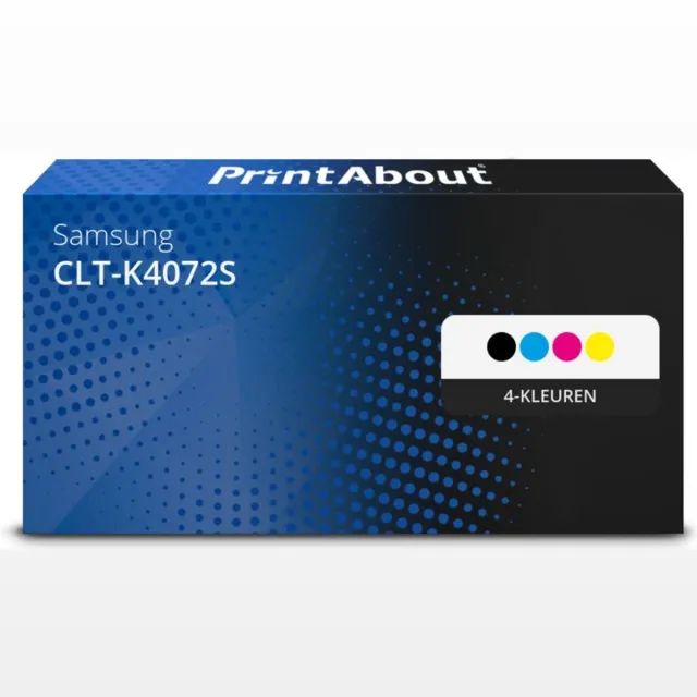 PrintAbout Alternatief voor de Samsung CLT-K4072S / 4 Kleuren 4-kleuren