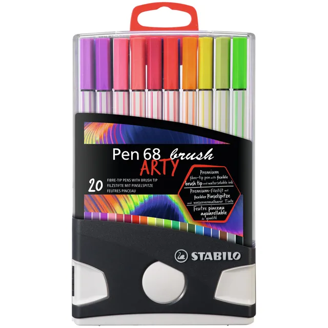 Stabilo Brushstift STABILO Pen 568/20 Arty assorti set à 20 stuks