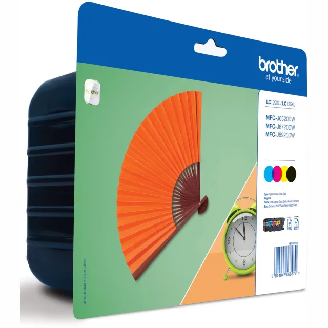 Brother inktcartridge, 2.400 pagina's, OEM LC-129XLVALBPDR, 4 kleuren