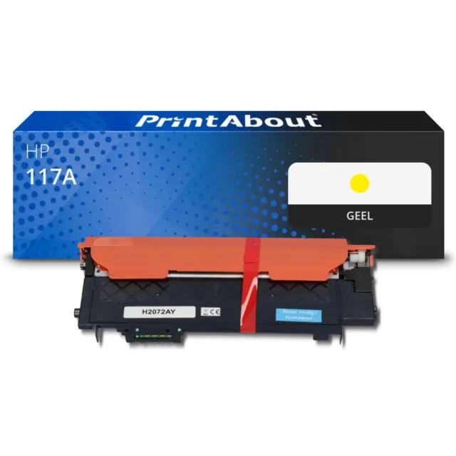PrintAbout huismerk Toner 117A (W2072A) Geel geschikt voor HP