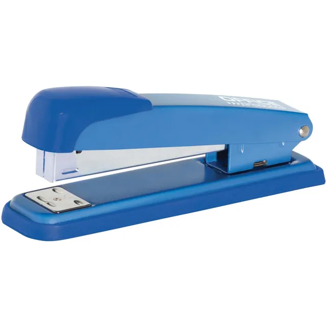 Office Products nietmachine, metaal, inlegdiepte 90 mm, 40 blad, blauw
