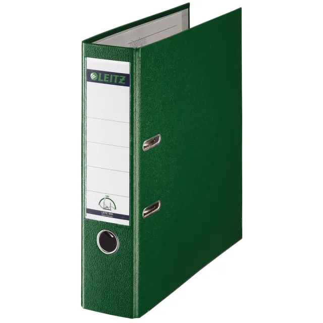Leitz 180° ordner, A4, uit PP, rug van 8 cm, groen