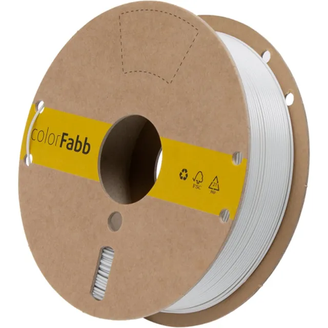 ColorFabb Petg Economy Lichtgrijs 3D-printerfilament - 2,85 mm - 2200 g - Uitstekende waarde per kilo - Grote spoelopties - Verkrijgbaar in veel kleuren