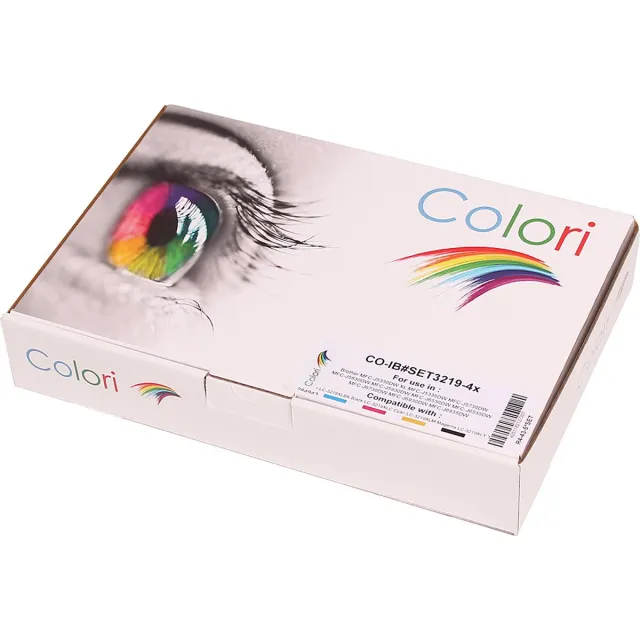 Colori Set 4x Colori huismerk inkt cartridge geschikt voor Brother LC-3219XL voor Brother MFC-J5330DW XL MFC-J5335DW MFC-J5730DW MFC-J5830DW MFC-J5930DW MFC-J6530DW MFC-J6535DW MFC-J6730DW MFC-J6930DW MFC-J6935DW Set 4 kleuren