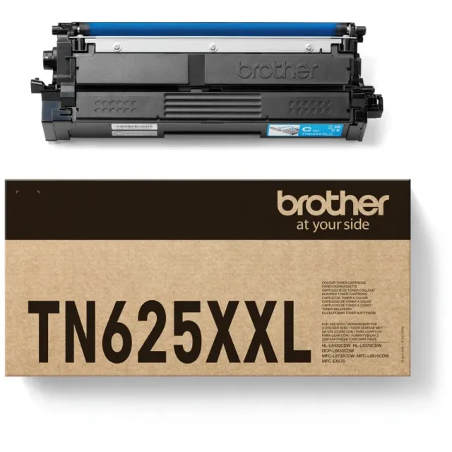 Brother TN-625XXLC tonercartridge 1 stuk(s) Origineel Cyaan