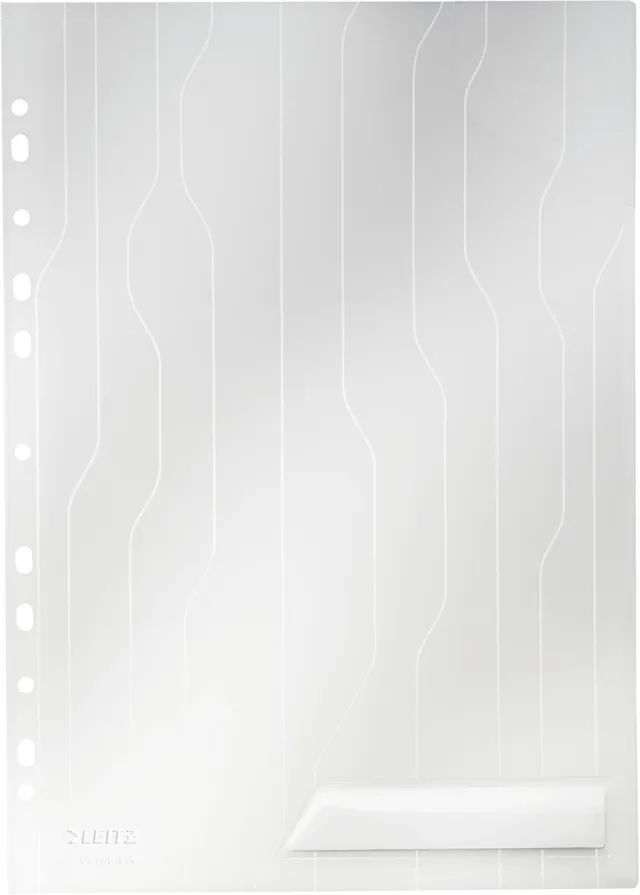 Leitz CombiFile premium U-mapje, PP, 200 micron, A4, pak van 5 stuks, transparant