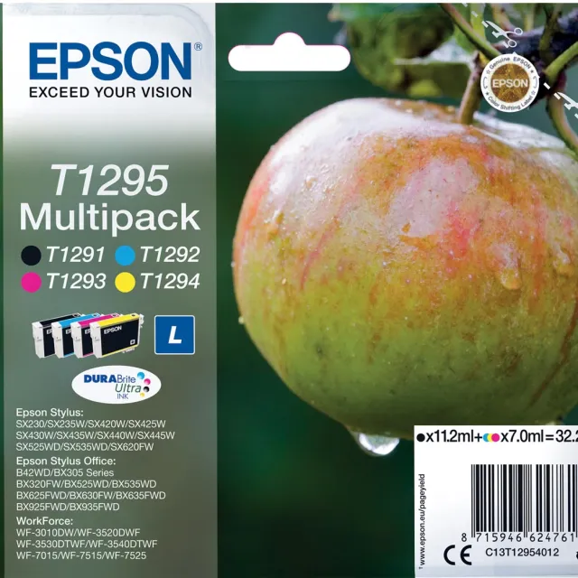 Epson T1295 multipack inktcartridge 4 kleuren Cyaan