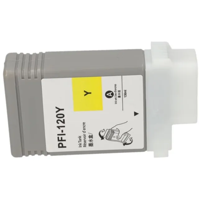 PrintAbout Huismerk Canon PFI-120Y Inktcartridge Geel