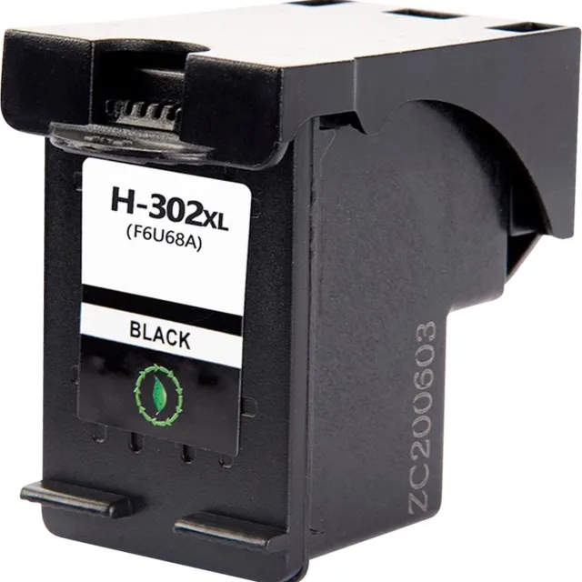 Inktkenners Inkt cartridge - 1X Zwart - Geschikt voor (HP 302XL) Zwart 18ml