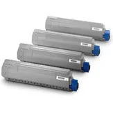 Oki Huismerk OKI C5850/C5950 (43865721-43865724) Toners Multipack (zwart + 3 kleuren)