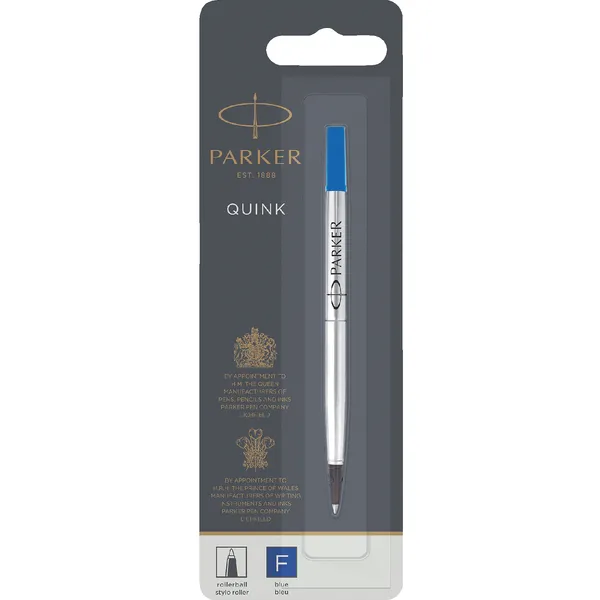 Rollerpenvulling Parker Quink blauw fijn