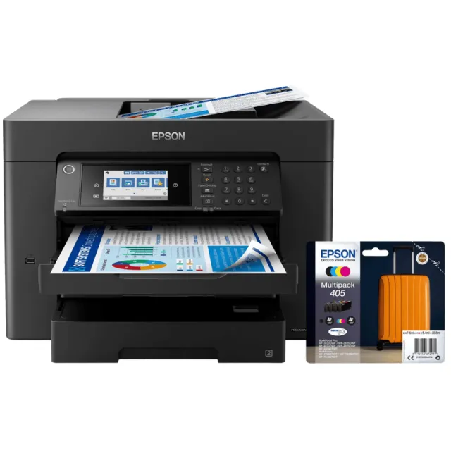 Epson WorkForce WF-7840DTWF + 1 set extra cartridges