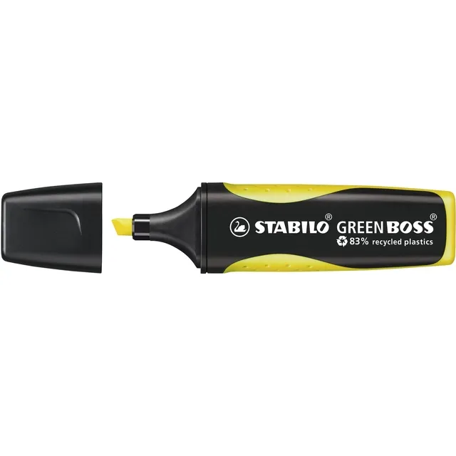 Stabilo Markeerstift STABILO GREEN BOSS 6070/24 geel
