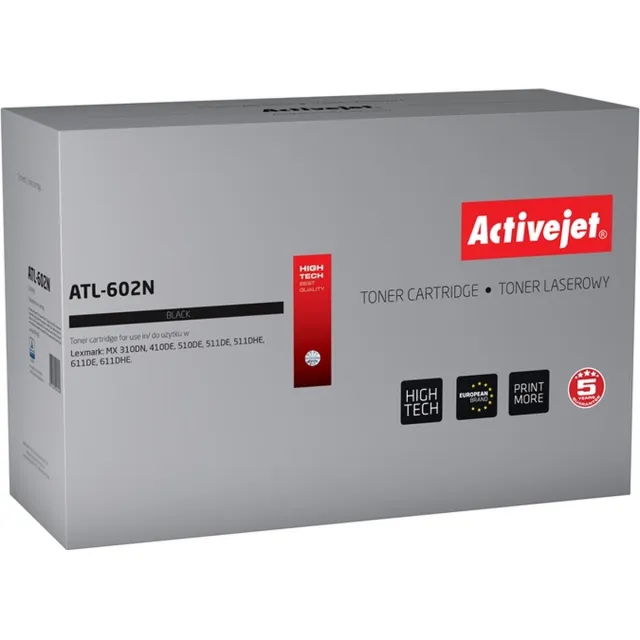 ActiveJet ATL-610N Toner voor Lexmark-printer; Lexmark 50F2U0E vervanging; Opperste; 20000 pagina's; zwart.