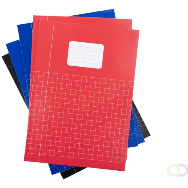 SOHO Schrift SOHO Basic A4 ruit 10x10mm 80 pagina's 60gr pak ?? 5 stuks