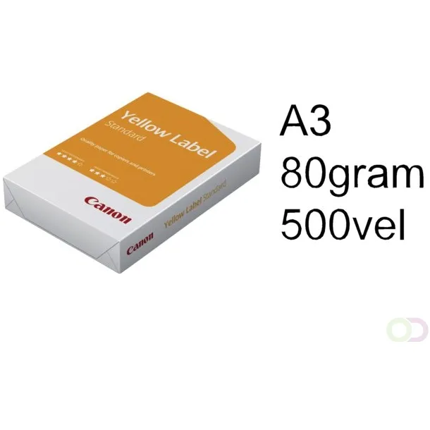 Canon Kopieerpapier Canon Yellow Label A3 80gr wit 500 vel