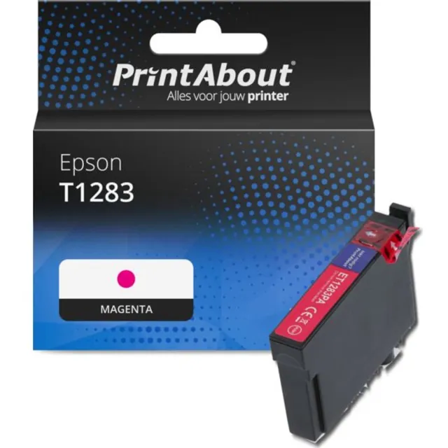 PrintAbout huismerk Inktcartridge T1283 Magenta geschikt voor Epson