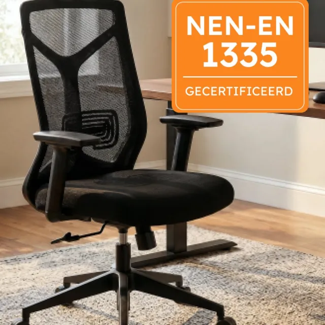 Roveo Ergonomische Bureaustoel - Office Gaming Chair - Volwassenen Game Stoel - Gamestoel - Zwart