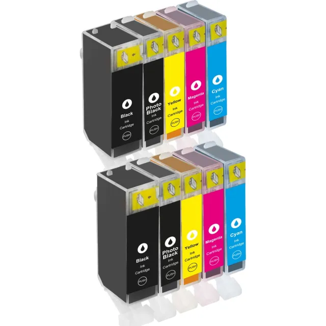 InktDL Huismerk geschikt voor Canon PGI-525 / CLI-526 XL Inktpatronen (10X) - MG5150 - MG5250 - MG5350 - MG6150 - MG6250 - MX715 - MX895 Multipack 10 Cartridges