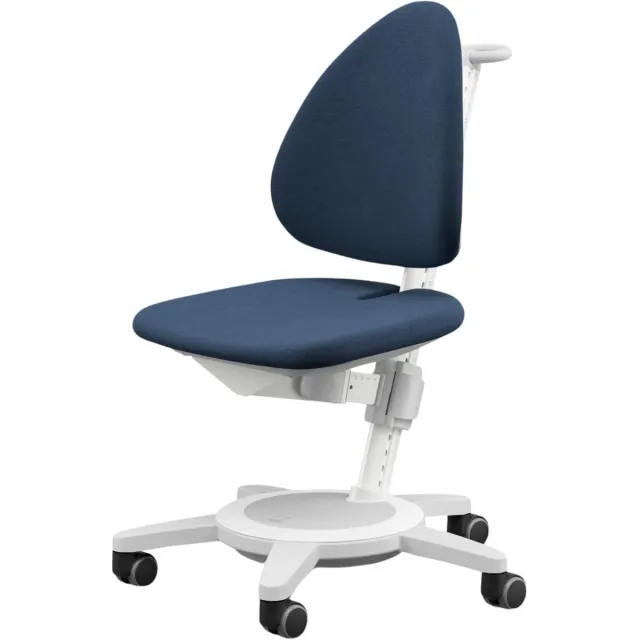 moll Funktionsmöbel GmbH Moll Maximo Kinderbureaustoel - Ergonomische Kinderbureaustoel - Met Verstelbare Zitting En Rugleuning - Groeit Mee Van 110 Tot 185 cm - Draaistoel, ideaal voor schoolkinderen - duurzaam & hoogwaardig Trend Blue