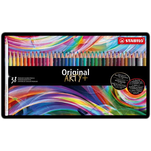 Stabilo Kleurpotloden STABILO 8778 Original Arty assorti blik à 38 stuks