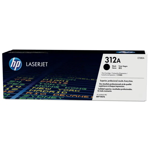 Hp toner 312A, 2 400 pagina's, OEM CF380A, zwart