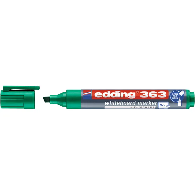 Edding Whiteboardmarker edding 363 schuin 1-5mm groen
