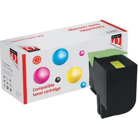 Quantore Tonercartridge Quantore alternatief tbv Lexmark 24B6010 geel