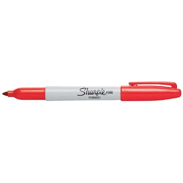 Sharpie Viltstift Sharpie rond fijn rood