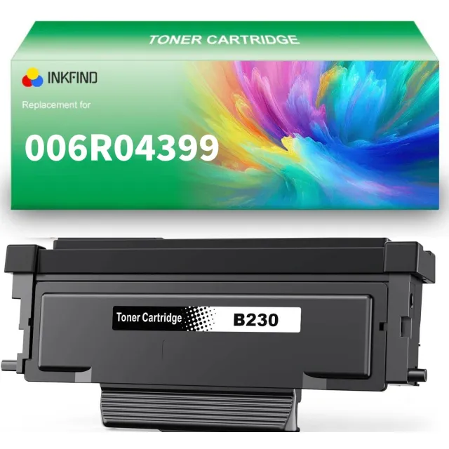 INKFIND 006R04399 Zwart tonercartridge compatibel met Xerox 006R04399 Zwart geschikt voor Xerox B230 B225 B235 - 1-pack Zwart Zwart x 1