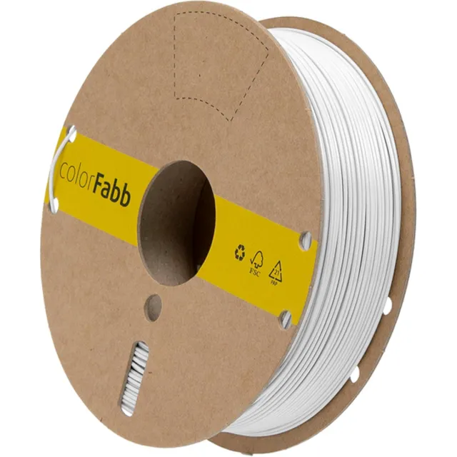 ColorFabb Lw-pla-ht Wit 3D-printerfilament - 1,75 mm - 750 g - Lichtgewicht materiaal - Ideaal voor RC-vliegtuigen - Matte afwerking