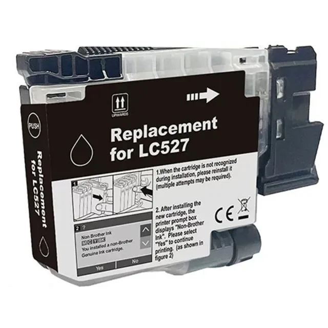 Inktkenners Inktcartridge Geschikt voor Brother LC-527 | Zwart Geschikt voor Brother MFC-J4350DW - J4550DW