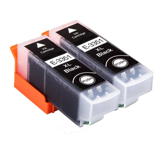 Inktkenners Inktcartridges Geschikt voor Epson 33XL | Multipack van 2x zwart Geschikt voor Epson Expression Premium XP-530, XP-540, XP-630, XP-635, XP-640, XP-645, XP-830, XP-900