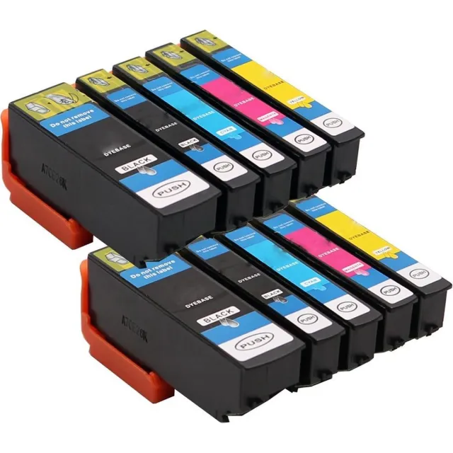 ABC Set 10x ABC huismerk cartridge geschikt voor Epson 33XL voor Expression Premium XP-530 XP-540 XP-630 XP-635 XP-640 XP-645 XP-830 XP-900 Set 10 stuks