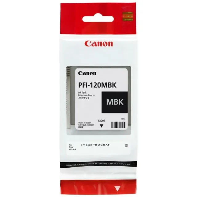 Canon Original Ink Cartridge Canon PFI-120 MBK Black Matte back Mat Zwart