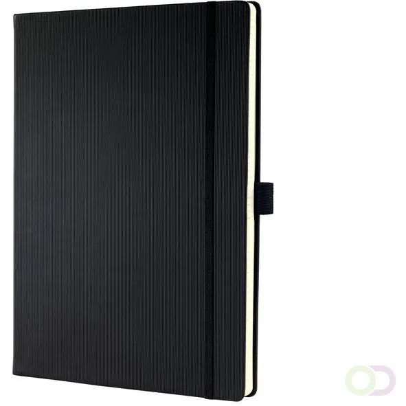 Sigel Notitieboek Sigel Conceptum Pure A4 lijn zwart