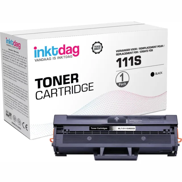 inktdag huismerk Samsung mlt-d111s zwart tonercartridge, mlt d111s, mltd111s toner geschikt voor de volgende printers: Samsung Xpress M2020 , M2020 W , M2021 , M2021 W , M2022 , M2022 W , M2026 W