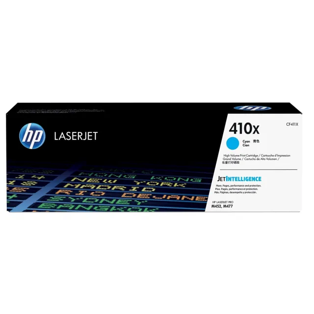 Hp toner 410X, 5 000 pagina's, OEM CF411X, cyaan