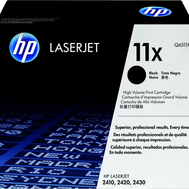 HP 11X - Tonercartridge / Zwart