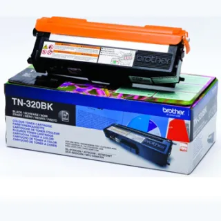 Brother toner, 2.500 pagina's, OEM TN-320BK, zwart