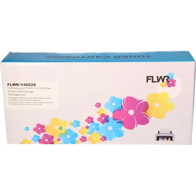 FLWR Toners / Samsung CLT-Y4092S / geel / Geschikt voor Samsung
