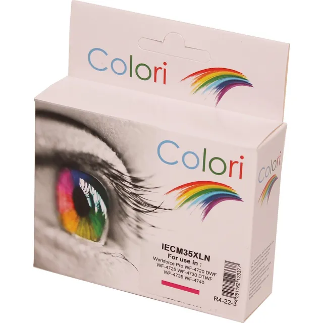 Colori huismerk inkt cartridge geschikt voor Epson 35XL magenta voor WorkForce Pro WF-4720DWF WF-4725 WF-4730DTWF WF-4735 WF-4740
