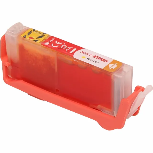 Colori huismerk inkt cartridge geschikt voor Canon 551XL Geel Pixma IP7220 IP7240 IP7250 IP8750 IX6850 MG5450 MG5550 MG5650 MG5655 MG6350 MG6420 MG6450