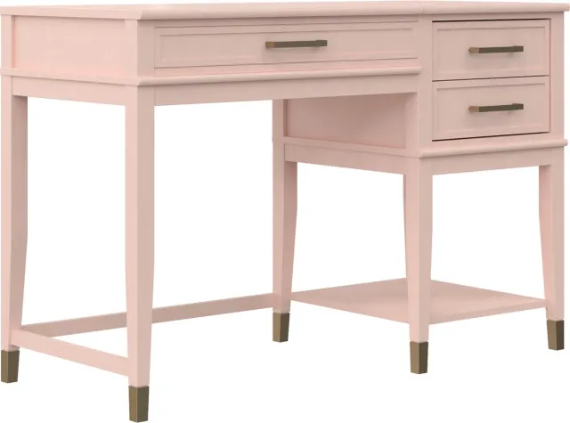 I.T.T. Westerleigh - Bureau met liftblad in MDF roze (77 x 115 x 49 cm)